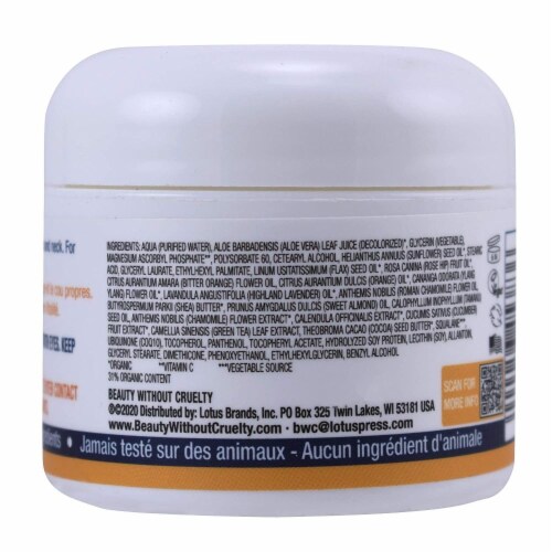 Avalon Organics Vitamin C Renewal Cream Perspective: back