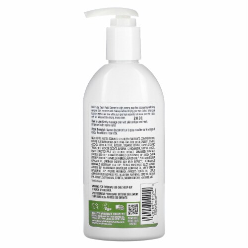 BWC Facial Cleanser Herbal Cream Organic Perspective: back