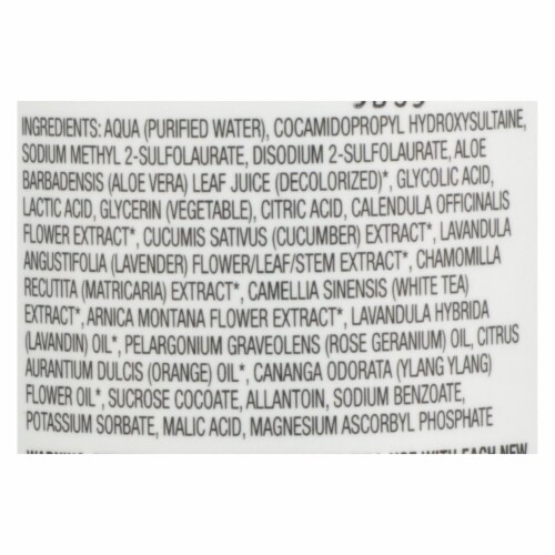 BWC Alpha Hydroxy Complex Facial Cleanser Perspective: back