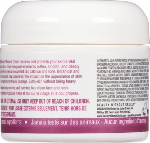 BWC Maximum Moisture Cream Perspective: back