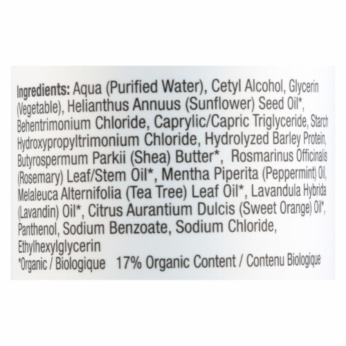 Beauty Without Cruelty Rosemary Mint Tea Tree Conditioner Perspective: back