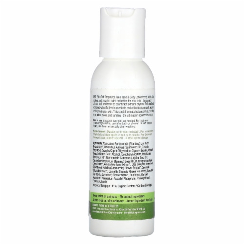 Beauty Without Cruelty Hand & Body Treatment Lotion Extra Rich Fragrance Free - 2 fl Perspective: back