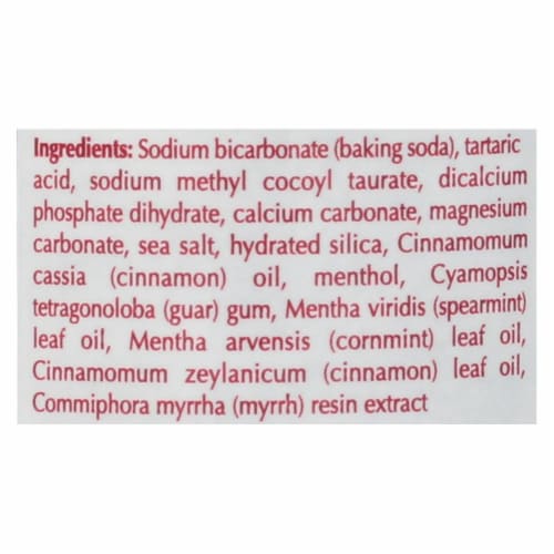Eco-Dent DailyCare Cinnamon Baking Soda Toothpowder Perspective: back