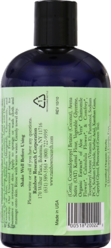 Rainbow® Baby Oh Baby® Colloidal Oatmeal Unscented Body Wash Perspective: back