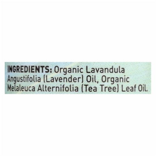 Desert Essence Organic Lavender Tea Tree Oil Perspective: back