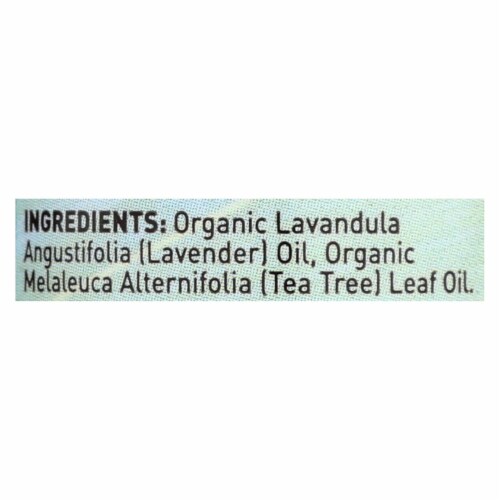Desert Essence Organic Lavender Tea Tree Oil Perspective: back
