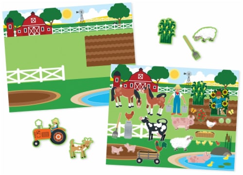 Melissa & Doug® Reusable Habitats Sticker Pad Perspective: back