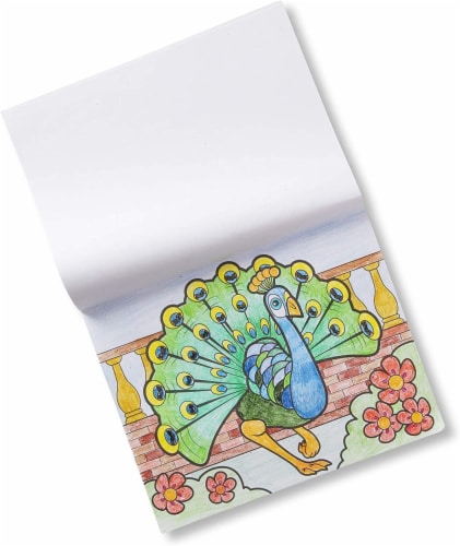 Melissa & Doug® Jumbo Animal Coloring Pad Perspective: back