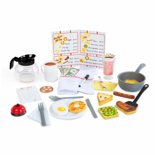 Melissa and Doug® Star Diner Restaurant Play Set Perspective: back