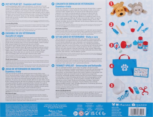 Melissa Doug Examine Treat Pet Vet Play Set Toy 24 pc