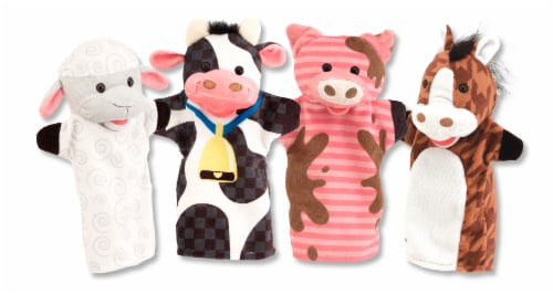 Melissa & Doug® Farm Friends Hand Puppets Perspective: back