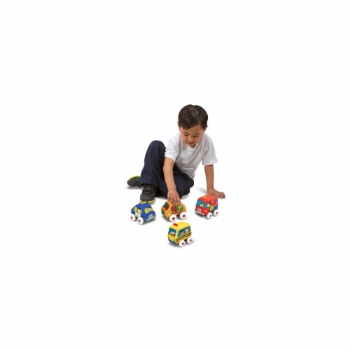 Melissa & Doug® Pull-Back Vehicles Perspective: back