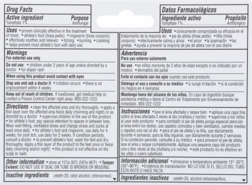 Hongo Killer Antifungal Foot Cream Perspective: back