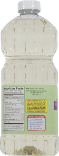 Kroger® Pure Sunflower Oil Perspective: back