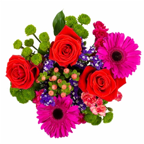 Bella Mixed Flower Bouquet Perspective: back