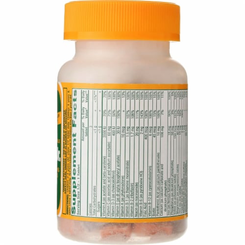 Rugby Cerovite Jr. Children's Vitamin & Mineral Supplement Chewable Tablets, 60 Ct Perspective: back