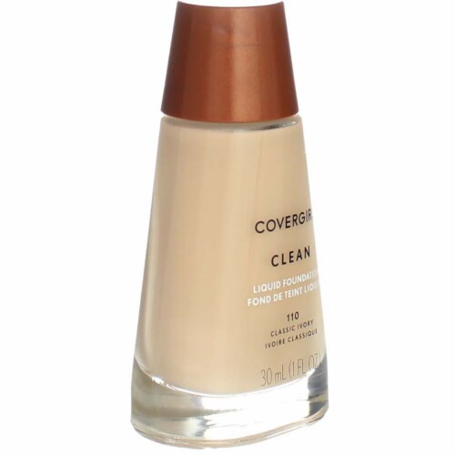CoverGirl Clean 110 Classic Ivory Normal Skin Foundation Perspective: back