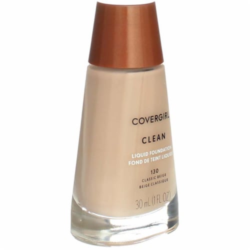 CoverGirl Clean 130 Classic Beige Liquid Foundation, 1 ct - Baker’s