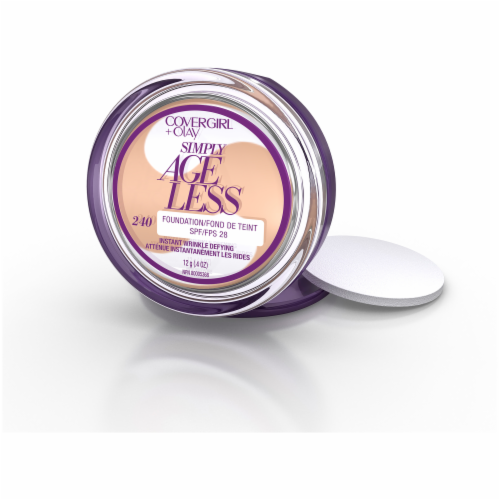 CoverGirl + Olay Simply Ageless 240 Natural Beige Foundation Powder SPF 28 Perspective: back