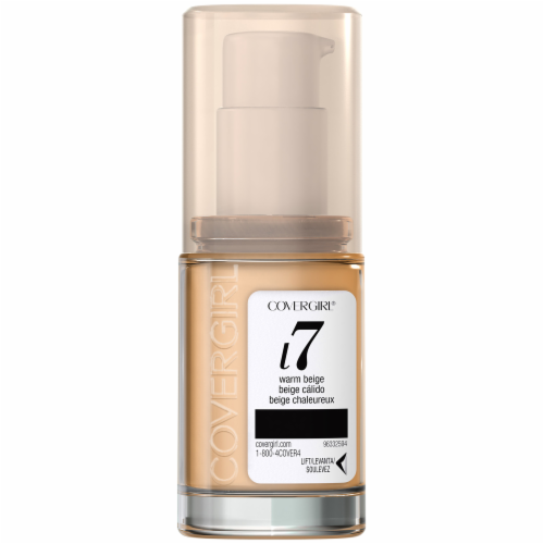 COVERGIRL, truBlend Liquid Foundation Makeup, L7 Warm Beige, 1 oz Perspective: back
