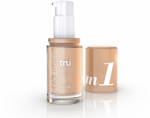 CoverGirl TruBlend Natural Beige Liquid Makeup Perspective: back
