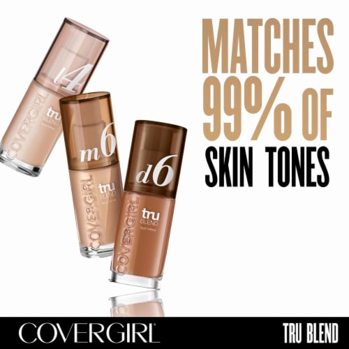 CoverGirl TruBlend Sand Beige Foundation Perspective: back