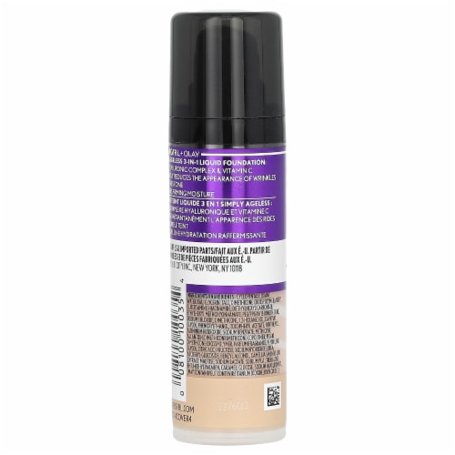 CoverGirl + Olay Simply Ageless 3-in-1 Liquid Foundation -  205 Ivory Perspective: back