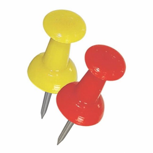 Hillman Red Push Pins 16 pk Hillman Red Push Pins 16 pk