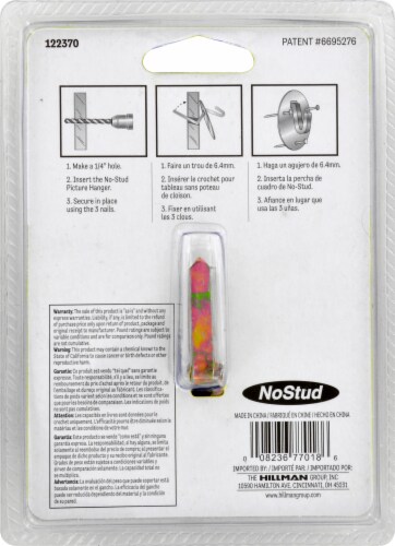 Hillman No Stud Picture Hanger Perspective: back