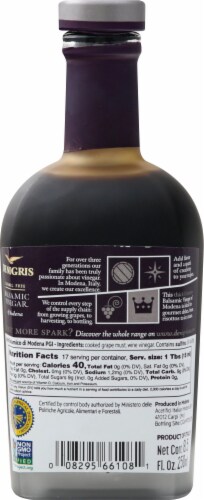 De Nigris Balsamic Vinegar Perspective: back
