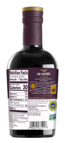 De Nigris Aged Balsamic Vinegar Perspective: back
