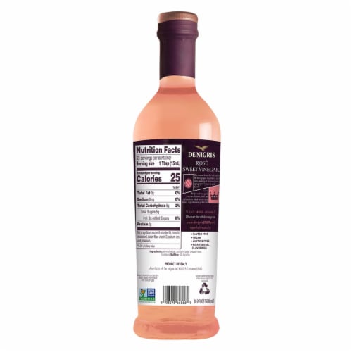De Nigris Rose Sweet Vinegar Perspective: back