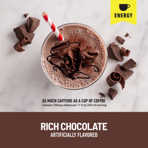 Slimfast High Protein Shake Rich Chocolate Meal Replacement Perspective: back