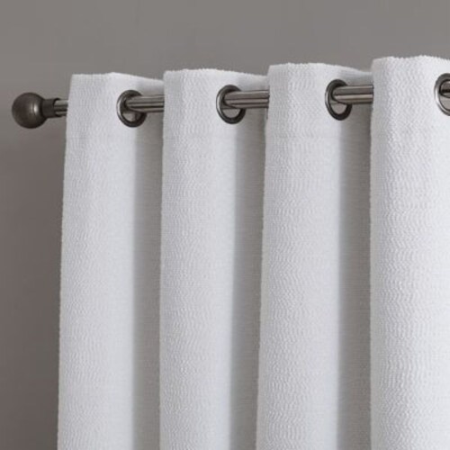 UGG® Tessa 63-Inch Grommet 100% Blackout Window Curtain Panel in Snow