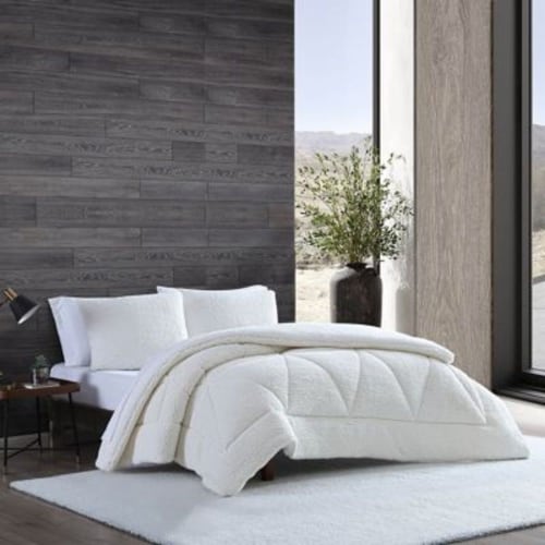 UGG Classic Sherpa 3 Piece Full Queen Comforter Set in Snow Full Harris Teeter