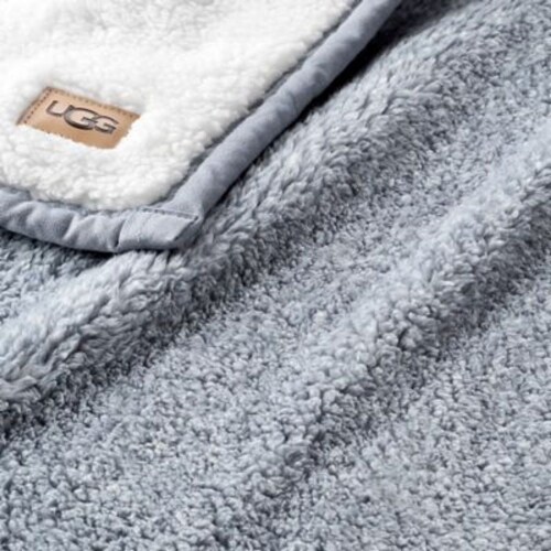 Ugg® Melange Classic Sherpa Throw Blanket In Ash Fog, 50' X 70' Ralphs