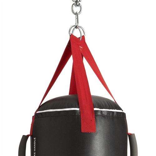 Everlast Omnistrike MMA 80 Pound Gym Boxing Punching Training Heavy Bag, Black Perspective: back