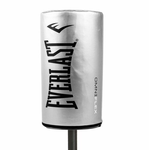Everlast OmniFlex Adjustable Freestanding Workout Boxing Punching Bag, Silver Perspective: back
