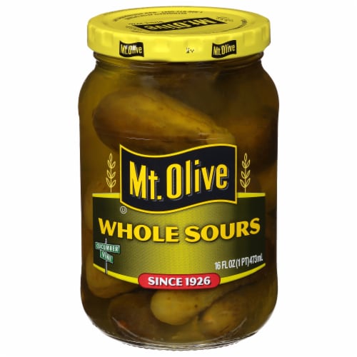 Mt. Olive Sour Pickles Perspective: back