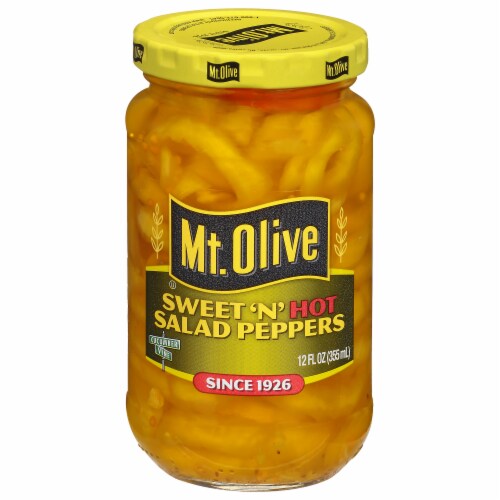Mt. Olive Sweet 'N' Hot Salad Peppers Perspective: back