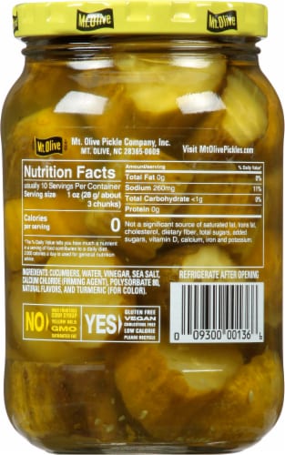 Mt. Olive Munchies Kosher Dill Pickles Perspective: back