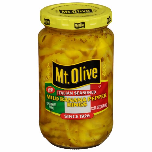 Mt. Olive Italian Seasoned Mild Banana Pepper Rings Perspective: back