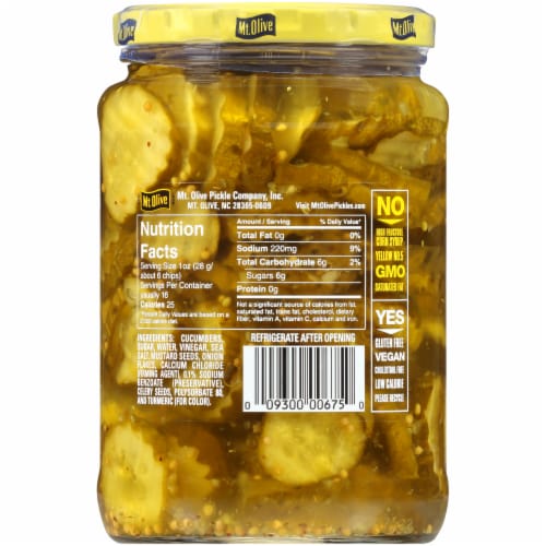Fry S Food Stores Mt Olive Bread Butter Chips With Sea Salt 24 Fl Oz