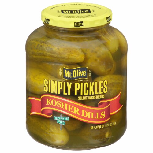 Mt. Olive Simply Whole Kosher Dill Pickles Perspective: back