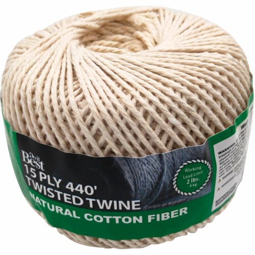 Do it Best 15-Ply x 440 Ft. Natural Twisted Cotton Twine 311282 Perspective: back