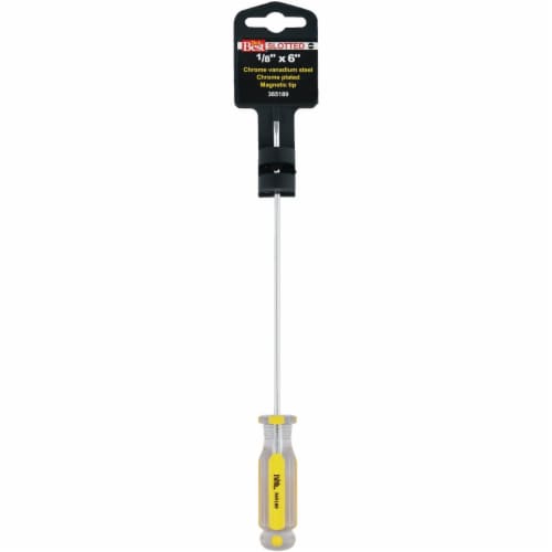 Do it Best 1/8 In. x 6 In. Slotted Screwdriver 365189 Perspective: back