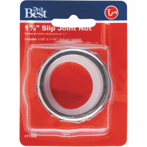Do it 1-1/2 In. x 1-1/4 In. Die-Cast Slip Joint Nut and Washer 411584 Perspective: back