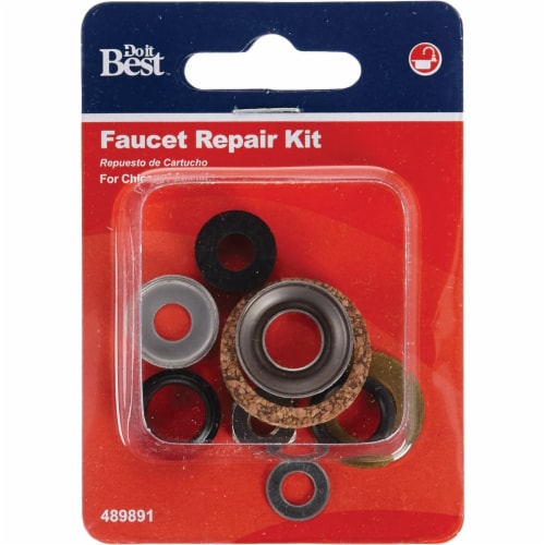 Do it Chicago Rubber, Metal, Fiber Faucet Repair Kit 489891 Perspective: back