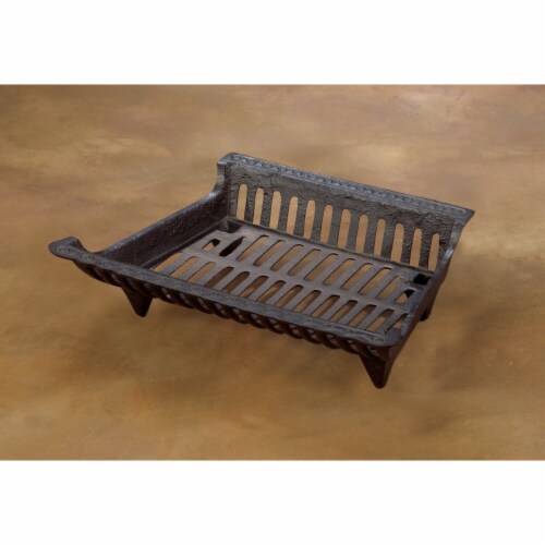 Home Impressions Zero Clearance 18 In. Cast-Iron Fireplace Grate FG-1013 Perspective: back