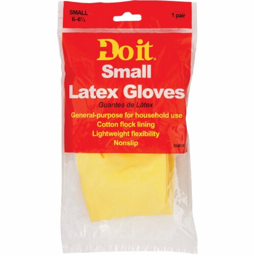 Do it Small Latex Rubber Glove 624818 Perspective: back